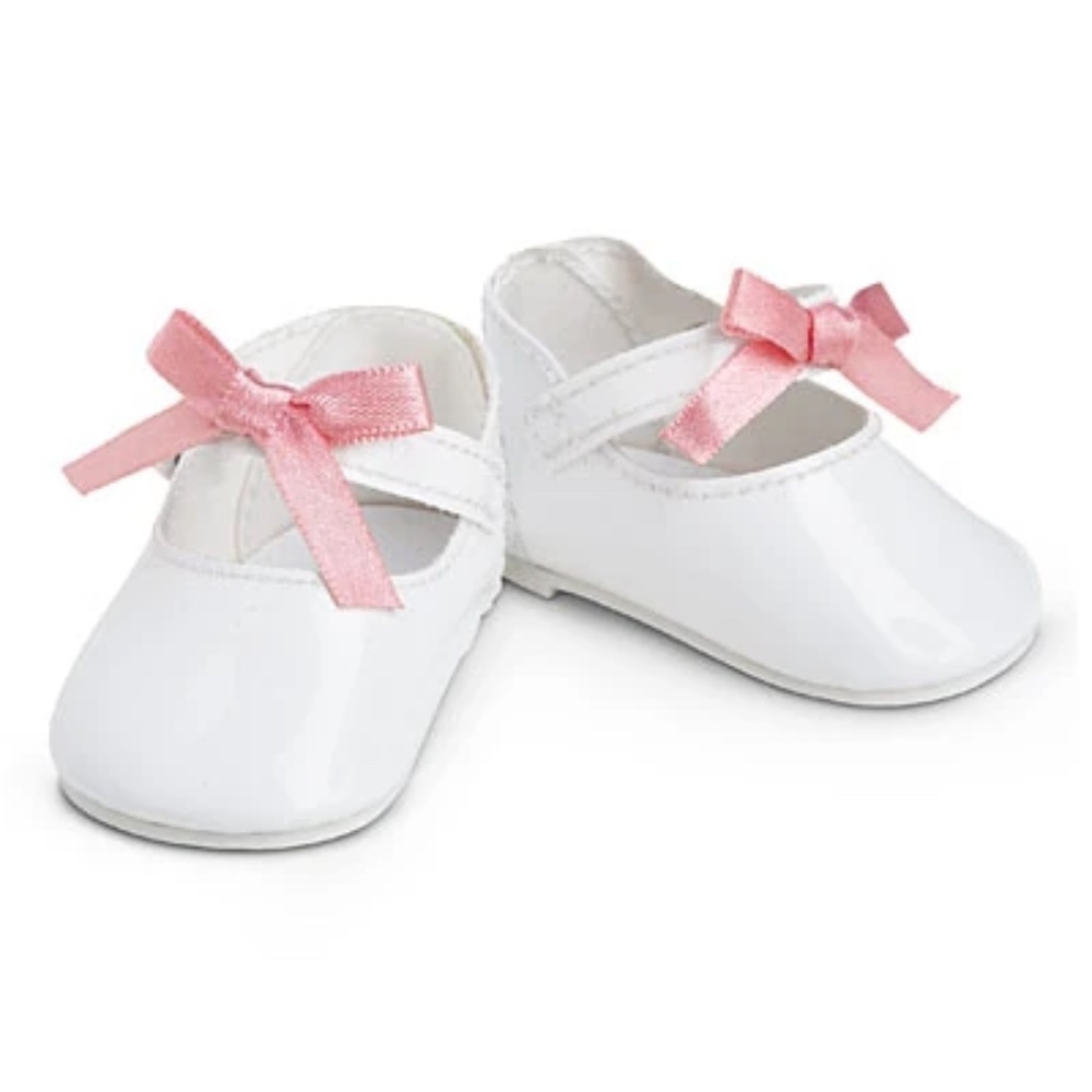 Samantha's White Party Slippers